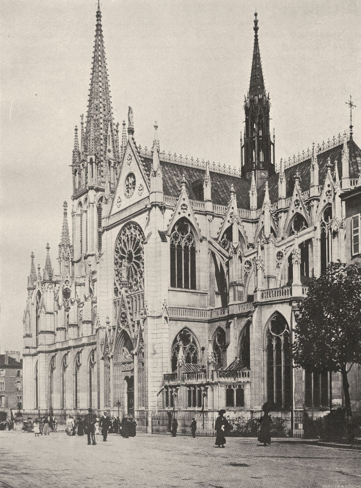 MEURTHE-ET-MOSELLE. Nancy- Saint-Epvre 1906 old antique vintage print picture